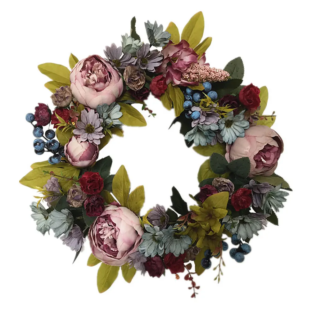 Artificial Peony Wreath Home Decor Material Garland Thanksgiving Birthday Party Door Hanging Ornament Flower Ring
Artificial Peony Wreath Home Decor Material Garland Thanksgiving Birthday Party Door Hanging Ornament Flower Ring