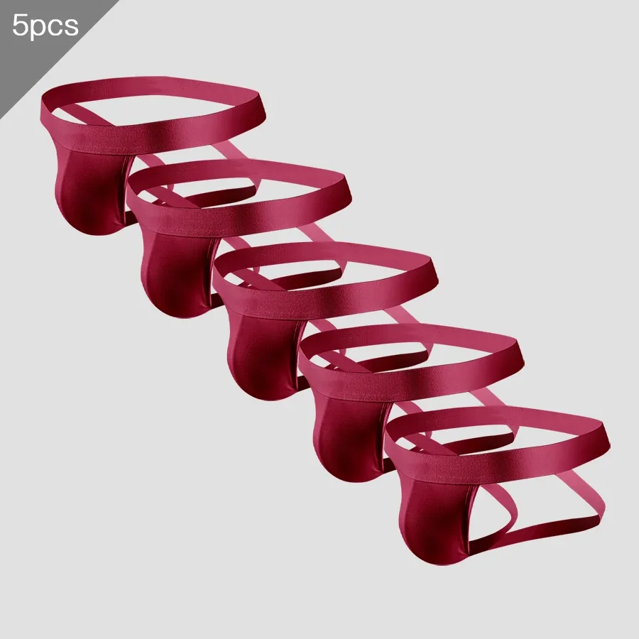 5PCS Men's low-waisted solid color U-convex elastic tight sexy underpants breathable thongs
5PCS Men's low-waisted solid color U-convex elastic tight sexy underpants breathable thongs