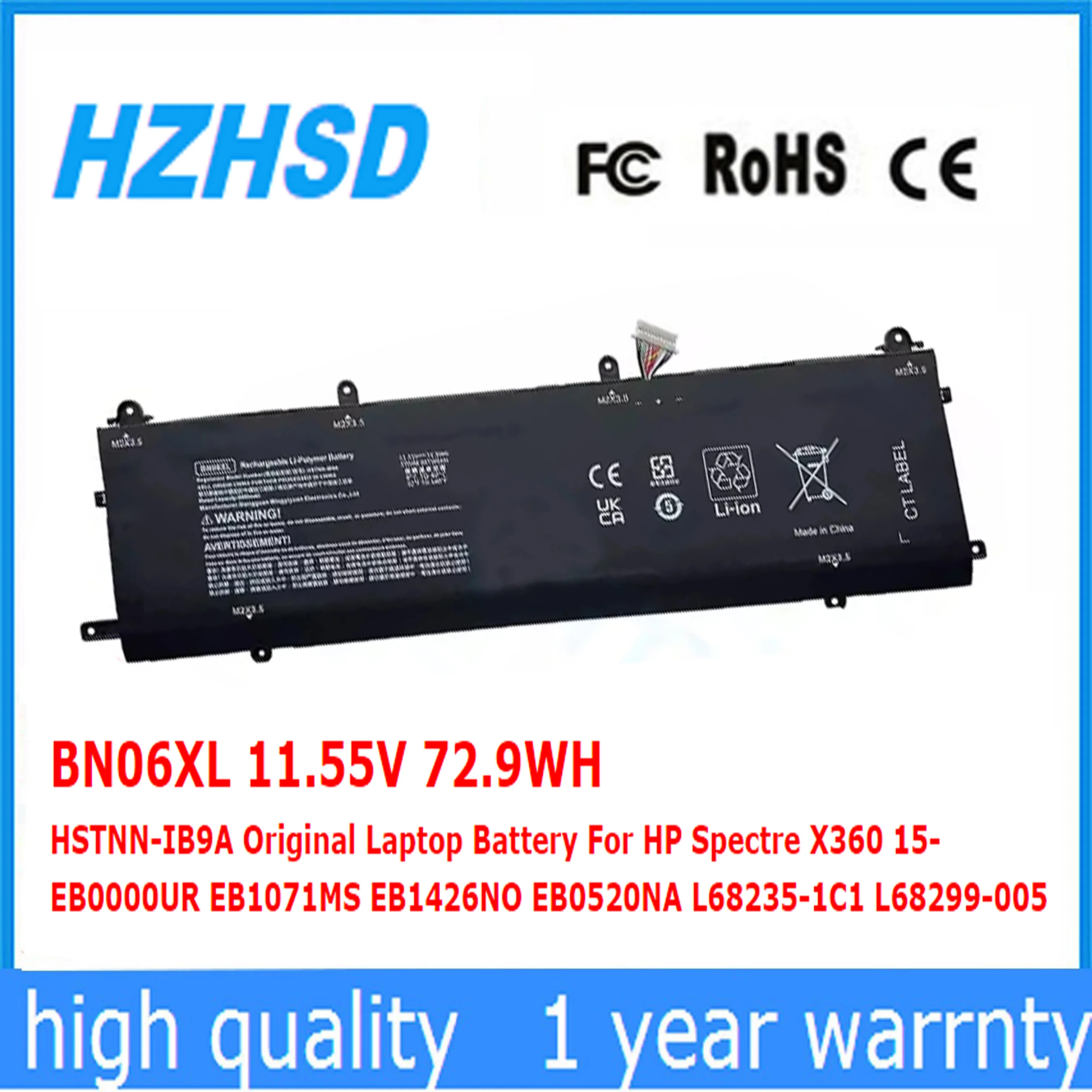 Аккумулятор для ноутбука HP Spectre X360 15-EB0000UR EB1071MS EB1426NO EB0520NA
Аккумулятор для ноутбука HP Spectre X360 15-EB0000UR EB1071MS EB1426NO EB0520NA