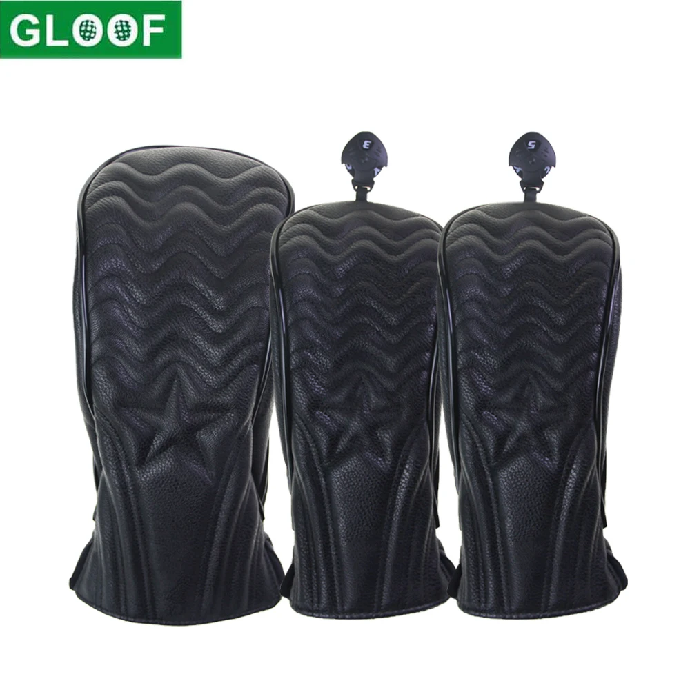 Чехол GLOOF для головы для гольфа, Обложка для водителя, Обложка для головы из дерева, черная винтажная модель из искусственной кожи 1, 3, 5, Обложка для водителей и Fairway, Обложка для гольф-клуба
Чехол GLOOF для головы для гольфа, Обложка для водителя, Обложка для головы из дерева, черная винтажная модель из искусственной кожи 1, 3, 5, Обложка для водителей и Fairway, Обложка для гольф-клуба