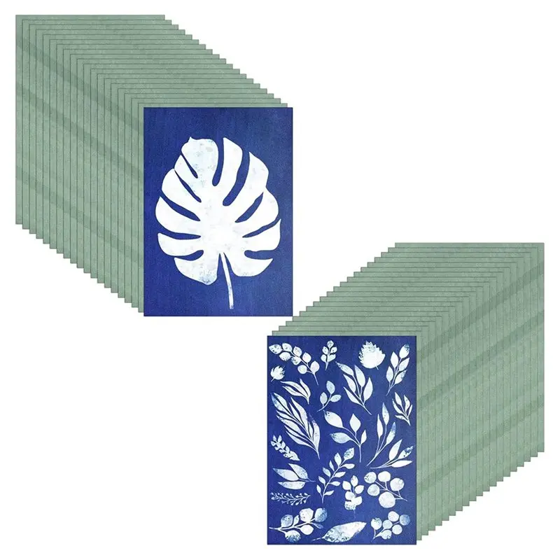 【СОКРУЩЕНИЕ ЦЕН】Набор для цианотипии на солнечной основе - бумага для солнечной печати формата А5 (5,8x8,3 дюйма), 40 листов, высокая чувствительность, для поделок своими руками
【СОКРУЩЕНИЕ ЦЕН】Набор для цианотипии на солнечной основе - бумага для солнечной печати формата А5 (5,8x8,3 дюйма), 40 листов, высокая чувствительность, для поделок своими руками