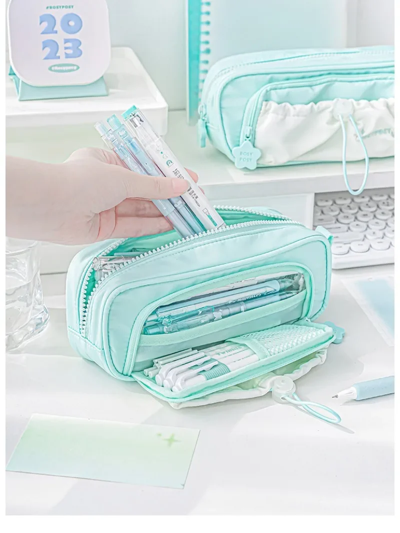 Star Series Drawstring Pencil Bag High Aesthetic Double Layer Large Capacity Storage Student Stationery Pencil Bag
Star Series Drawstring Pencil Bag High Aesthetic Double Layer Large Capacity Storage Student Stationery Pencil Bag