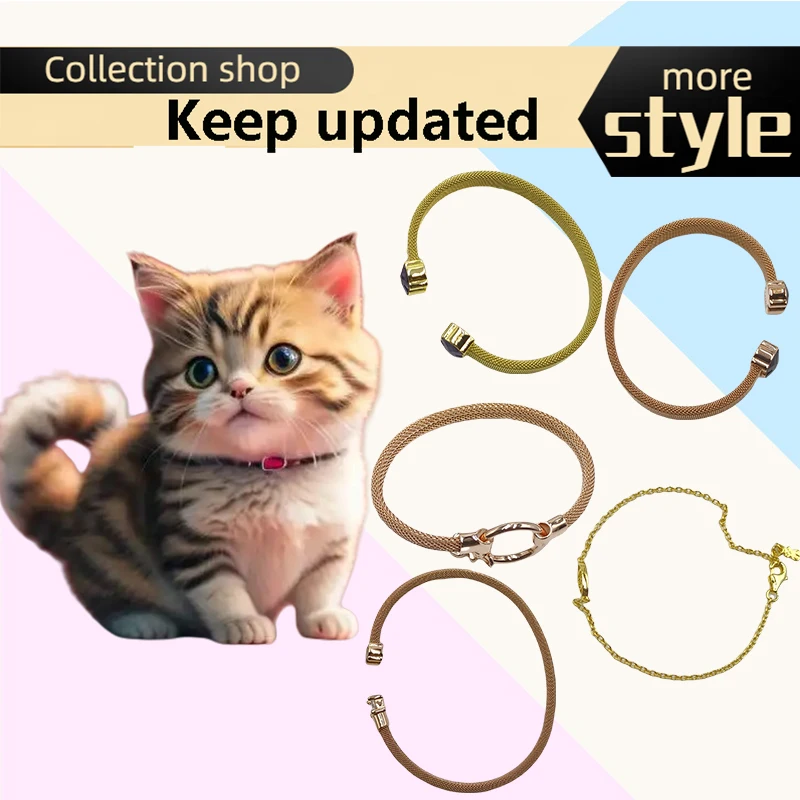Cat 2025 hot popular jewelry plated rose mesh titanium steel bracelet Circle accessories ladies party senior elegant accessories
Cat 2025 hot popular jewelry plated rose mesh titanium steel bracelet Circle accessories ladies party senior elegant accessories