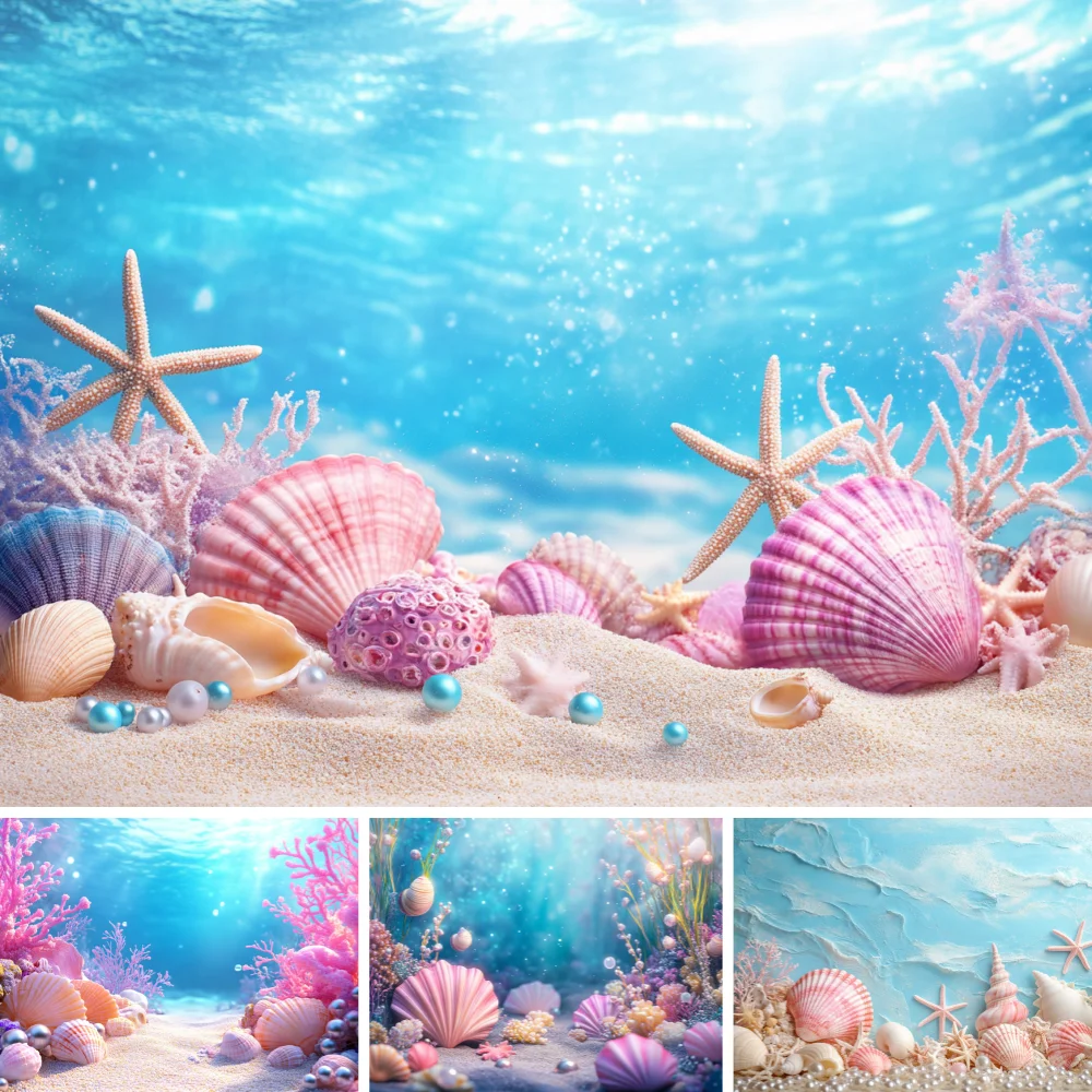 Underwater World Background Undersea World Seabed Banner Decor Pearl Shell Marine Organisms Deep Sea Photography Backdrop Props
Underwater World Background Undersea World Seabed Banner Decor Pearl Shell Marine Organisms Deep Sea Photography Backdrop Props