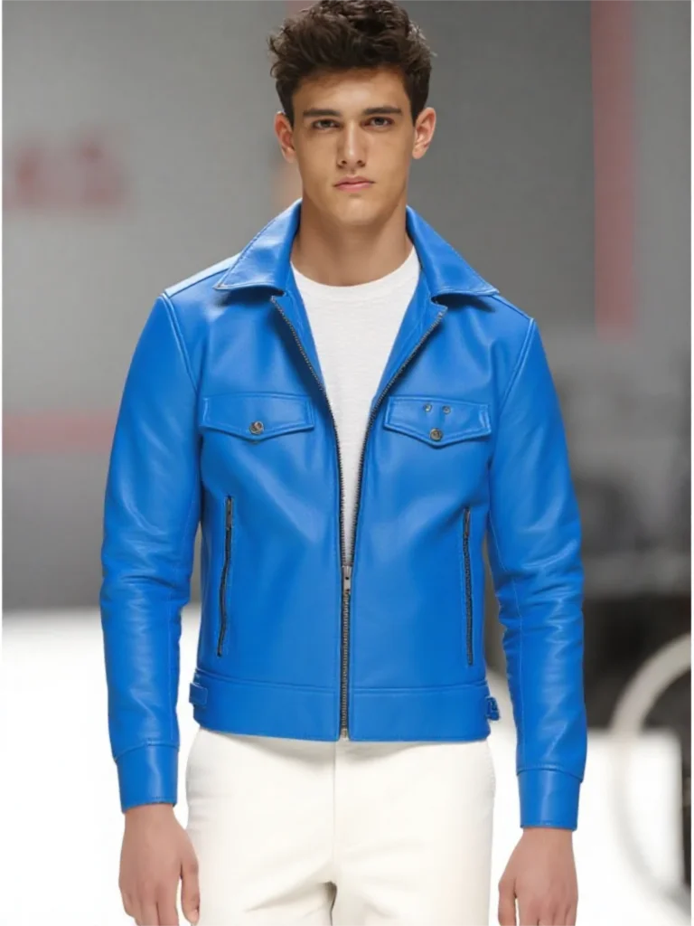 Blue Autumn Leather Jacket Men Casual Style Plus Size 5XL Genuine Natural Cowhide Turn-Down Collar Leather Coat
Blue Autumn Leather Jacket Men Casual Style Plus Size 5XL Genuine Natural Cowhide Turn-Down Collar Leather Coat