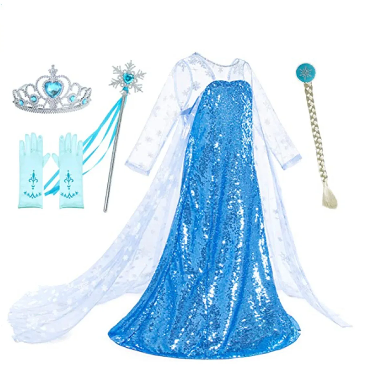 Shiny Toddler Little Girls Movie Princess Frozen Elsa Birthday Party Cosplay Halloween Easter Dress
Shiny Toddler Little Girls Movie Princess Frozen Elsa Birthday Party Cosplay Halloween Easter Dress