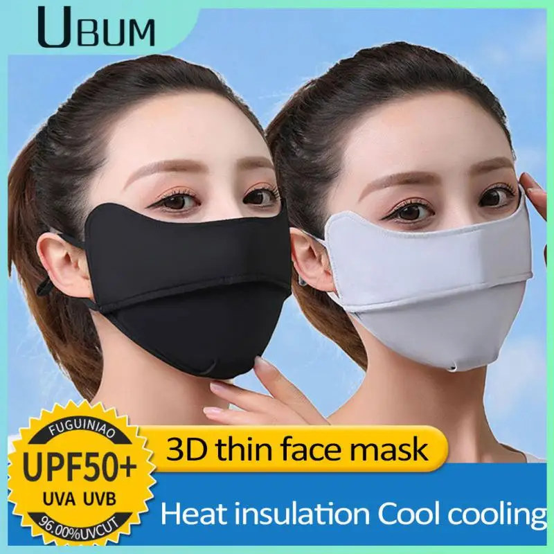 100/50/10PCS Ice Silk Sunscreen Mask UPF50+ UV Protection Cooling Mask Quick-drying Fashion Three-dimensional Face Masks
100/50/10PCS Ice Silk Sunscreen Mask UPF50+ UV Protection Cooling Mask Quick-drying Fashion Three-dimensional Face Masks