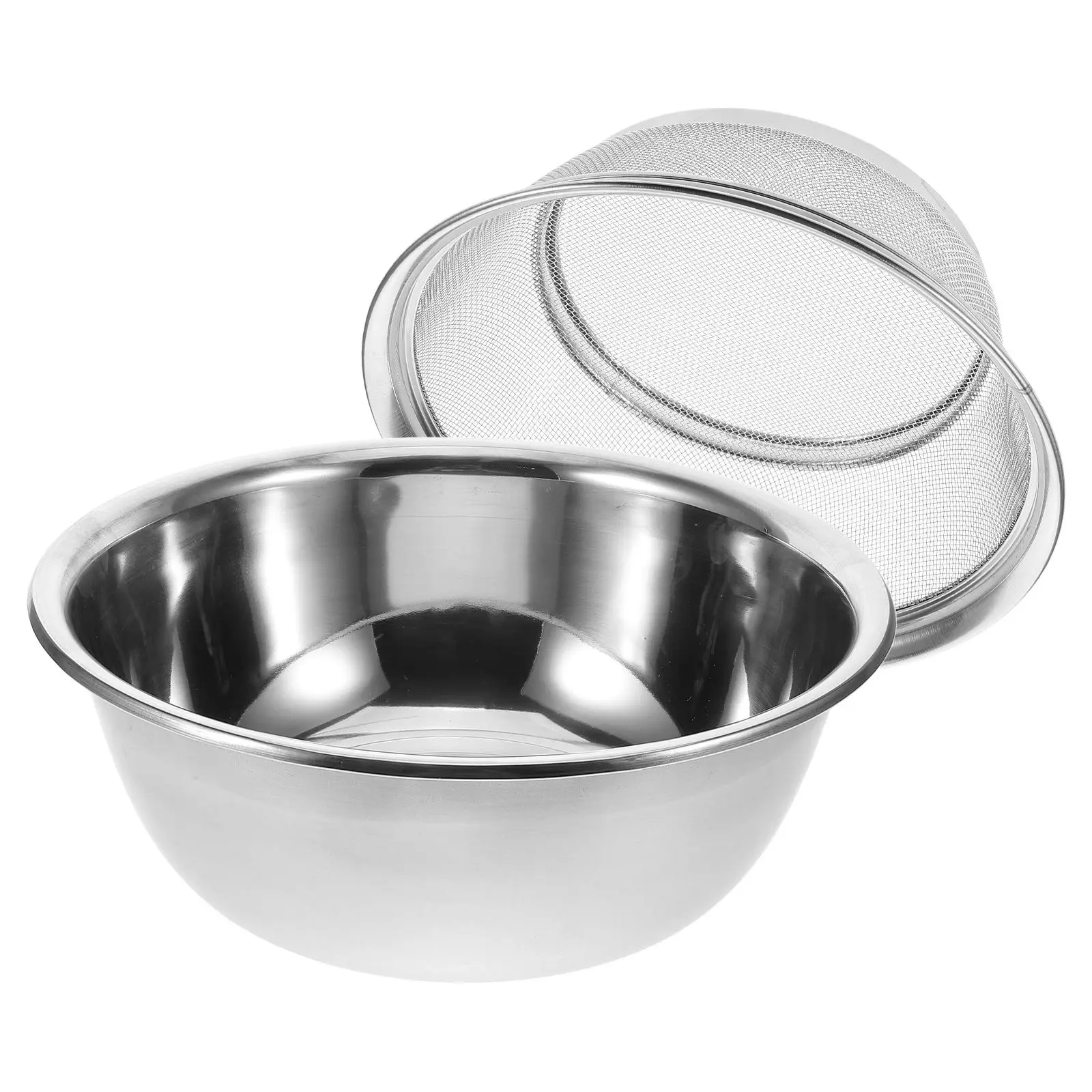 Rice Sieve Colander Fruits Washing Basket Strainer Mixing Bowl Dish Fine Mesh Vegetable Stainless Steel Food
Rice Sieve Colander Fruits Washing Basket Strainer Mixing Bowl Dish Fine Mesh Vegetable Stainless Steel Food