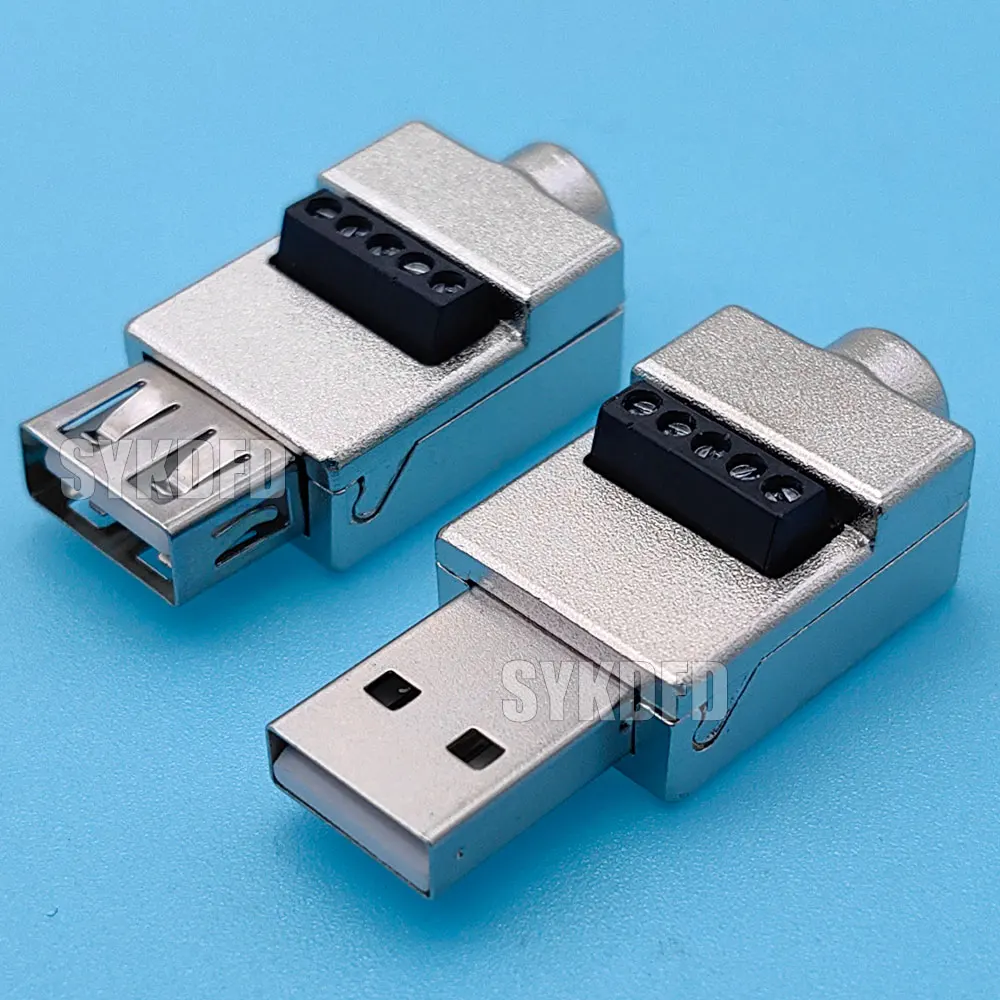 USB Terminal Block Adapter USB 2.0 Male Plug Connector Module Solderless Screw Replacement for Cable Charging Transfer
USB Terminal Block Adapter USB 2.0 Male Plug Connector Module Solderless Screw Replacement for Cable Charging Transfer