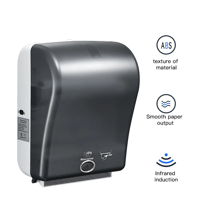 New hot-selling sensor toilet paper carton dispenser automatic cutting tissue dispenser
New hot-selling sensor toilet paper carton dispenser automatic cutting tissue dispenser