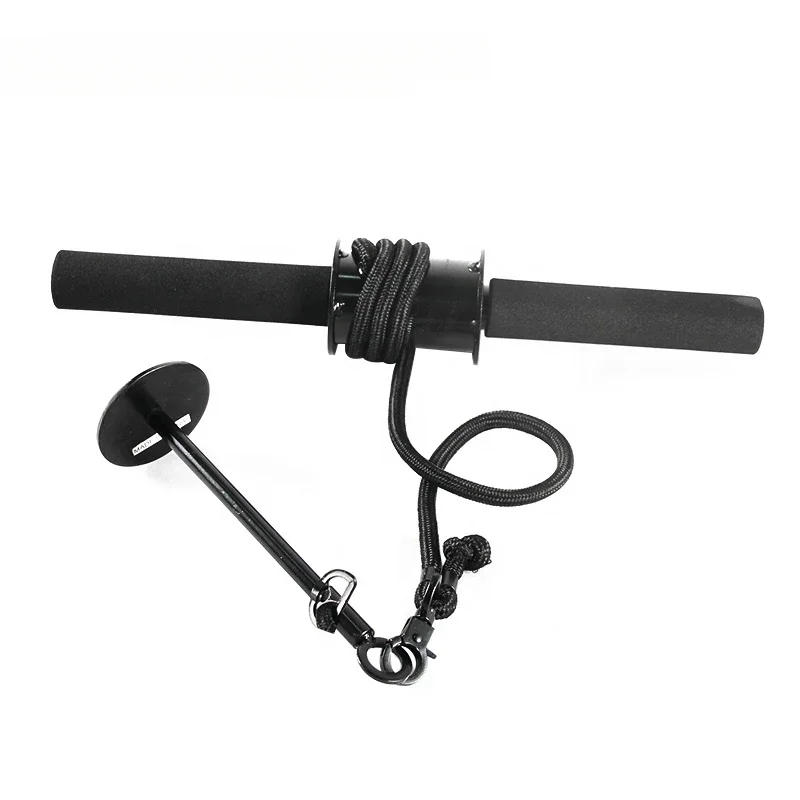 #Wrist Forearm Roller Blaster Body Building Strength Training Arm Trainer Blaster Unisex Rope Length 110cm
#Wrist Forearm Roller Blaster Body Building Strength Training Arm Trainer Blaster Unisex Rope Length 110cm