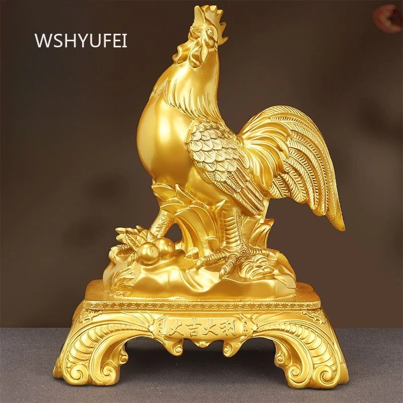 Gilded Rooster Ornament Zhaocai Golden Chicken Resin Crafts Home, Living Room, Office Decorations Grand Opening Gifts for Elders
Gilded Rooster Ornament Zhaocai Golden Chicken Resin Crafts Home, Living Room, Office Decorations Grand Opening Gifts for Elders