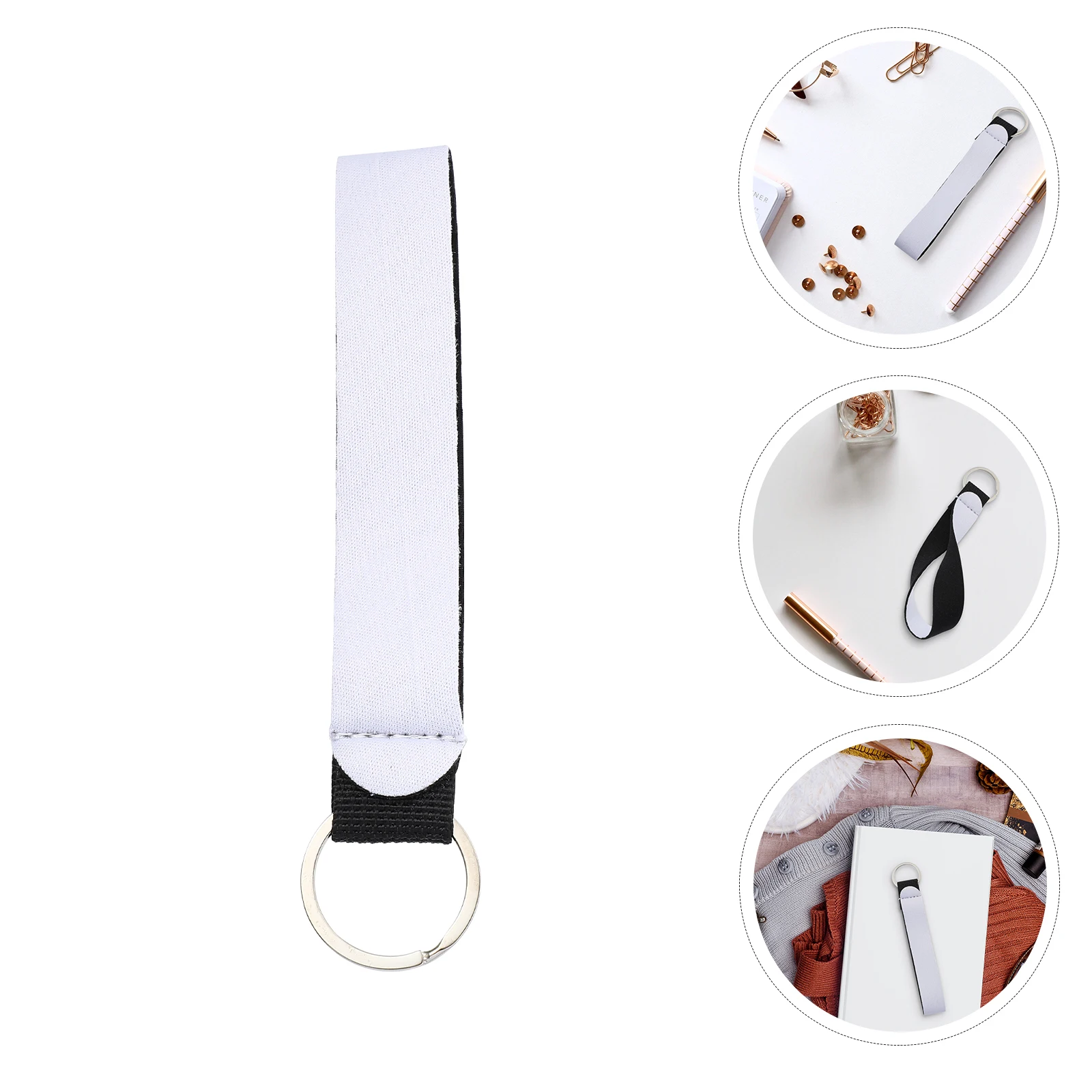 10pcs Keychain Wrist Strap Blank Sublimation Ring Neoprene Heat Transfer Printable Wristlet Diy Supplies Lanyard
10pcs Keychain Wrist Strap Blank Sublimation Ring Neoprene Heat Transfer Printable Wristlet Diy Supplies Lanyard