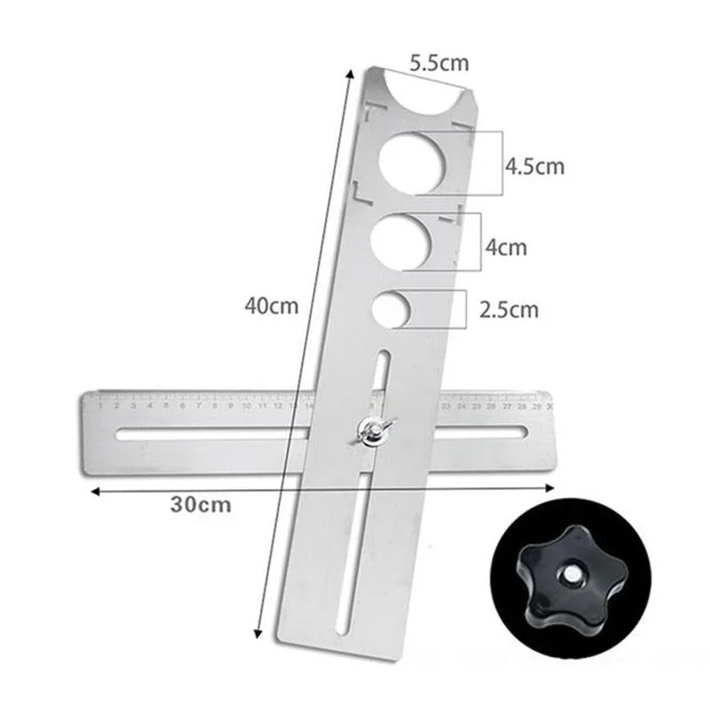 For Wall Marking Position Ruler Ceramic Hole Cutter Tile Drill Construction Tool,Adjustable Tile Locator
For Wall Marking Position Ruler Ceramic Hole Cutter Tile Drill Construction Tool,Adjustable Tile Locator