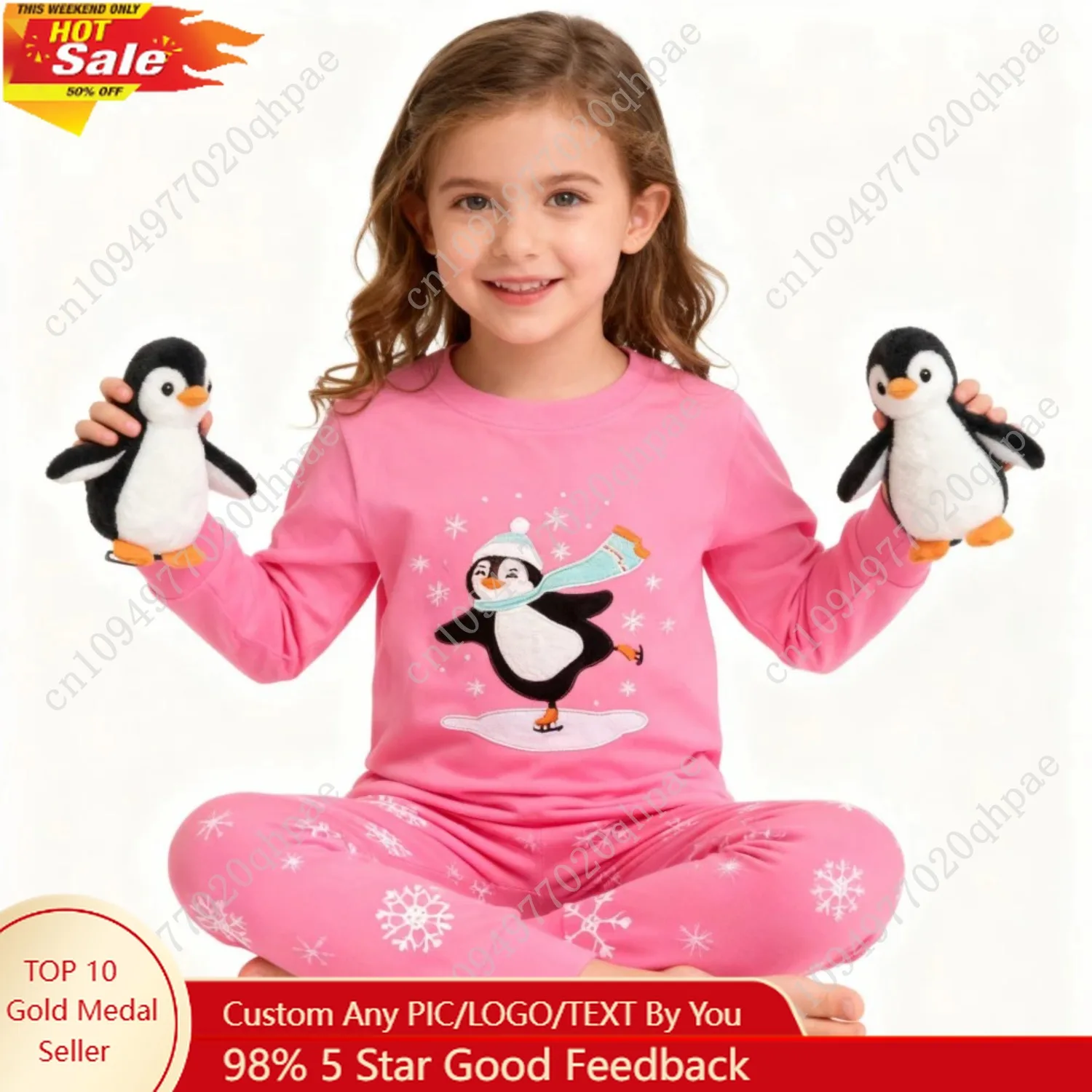 100 Cotton Girls Christmas Pajamas Sets Kids Pyjamas Penguin Snowman Pijama Xmas Homewear Baby Sleepwear Children Nightwear Pjs
100 Cotton Girls Christmas Pajamas Sets Kids Pyjamas Penguin Snowman Pijama Xmas Homewear Baby Sleepwear Children Nightwear Pjs
