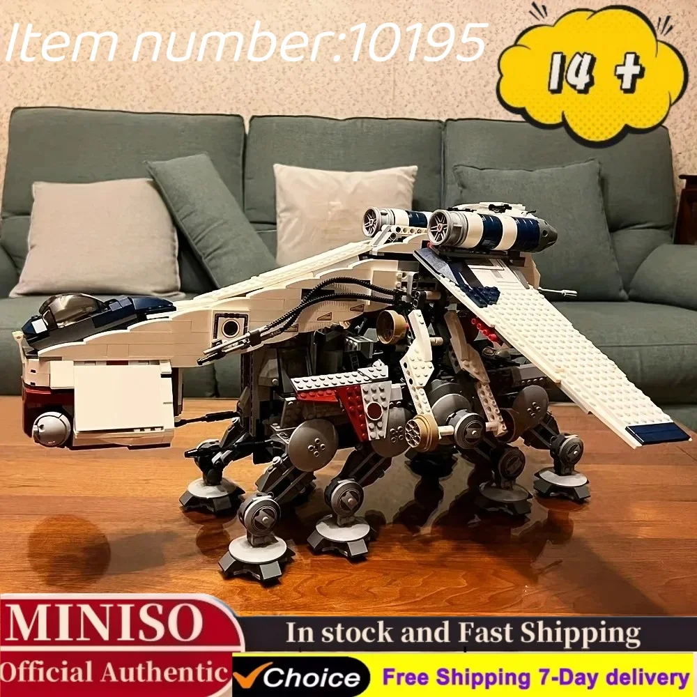 The new best-selling 1758PCS Republic Airdrop block set is compatible with AT-0T 10195 and 05053 children's toy gifts
The new best-selling 1758PCS Republic Airdrop block set is compatible with AT-0T 10195 and 05053 children's toy gifts