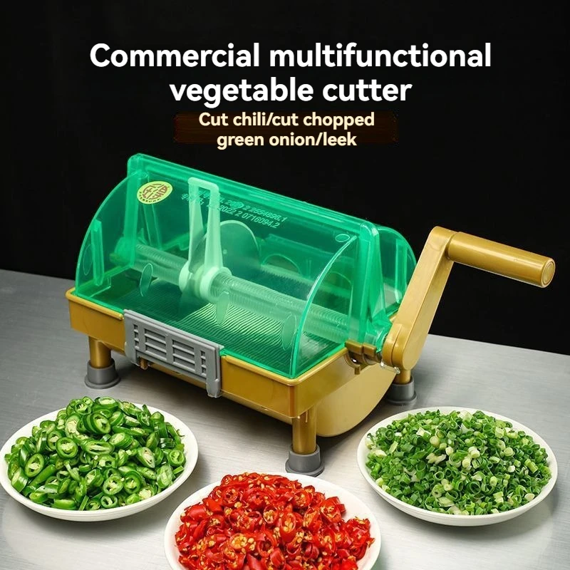 Commercial Manual Hand Operated Veggie Slicer 3mm Thickness Cutting Machine for Chili Chives Coriander Barbecue Shop
Commercial Manual Hand Operated Veggie Slicer 3mm Thickness Cutting Machine for Chili Chives Coriander Barbecue Shop