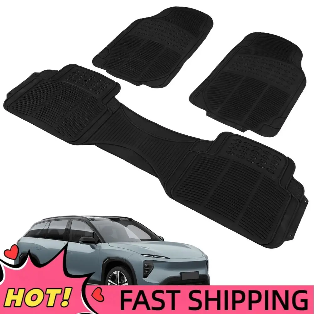 Комплект из 3 глубоких водонепроницаемых автомобильных ковриков из резины для любых погодных условий, водонепроницаемые всепогодные коврики для грузовиков, фургонов и внедорожников
Комплект из 3 глубоких водонепроницаемых автомобильных ковриков из резины для любых погодных условий, водонепроницаемые всепогодные коврики для грузовиков, фургонов и внедорожников