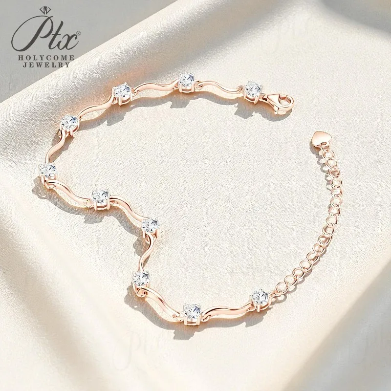 Браслет с кривой муассанита и волнами, регулируемая цепочка, шикарные женские украшения, тонкий блеск, минимальный дизайн, повседневная одежда
Браслет с кривой муассанита и волнами, регулируемая цепочка, шикарные женские украшения, тонкий блеск, минимальный дизайн, повседневная одежда