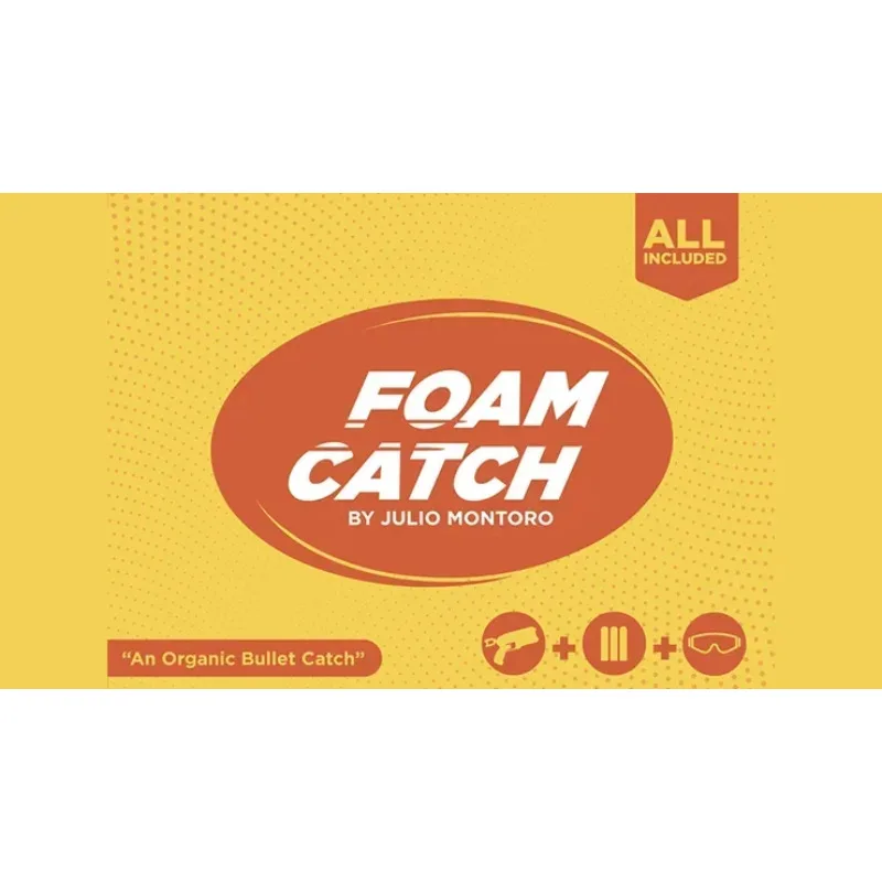 Foam Catch by Julio Montoro Stage Magic Tricks Mentalism Illusion Magia Magie Magicians Prop Gimmick Accessory Bar Party
Foam Catch by Julio Montoro Stage Magic Tricks Mentalism Illusion Magia Magie Magicians Prop Gimmick Accessory Bar Party
