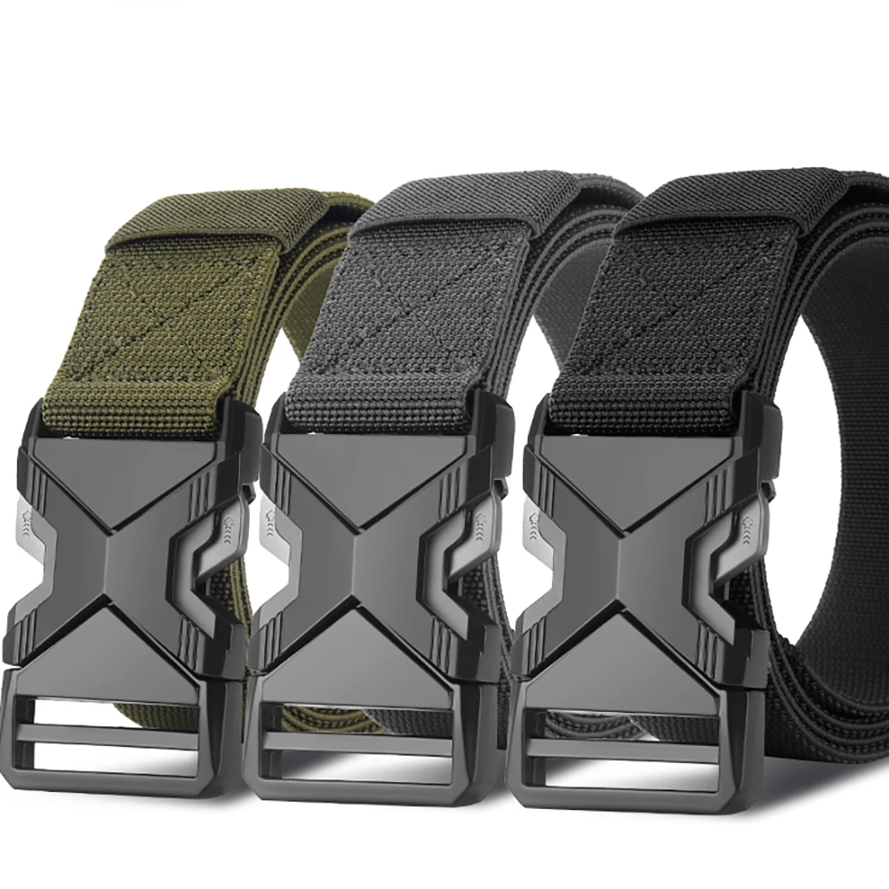 Fashionable Men's Multifunctional Canvas Belt Trendy Simple Men's Outdoor Adventure Automatic Buckle Belt Accessories
Fashionable Men's Multifunctional Canvas Belt Trendy Simple Men's Outdoor Adventure Automatic Buckle Belt Accessories