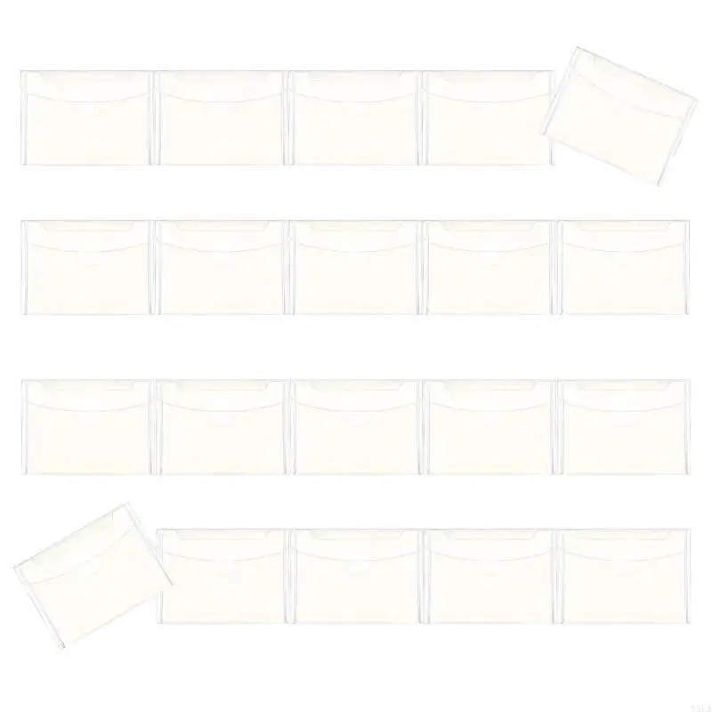 Y5LB 20Pcs Clear File Envelope Card Envelope Water Resistant Document Storage Bag
Y5LB 20Pcs Clear File Envelope Card Envelope Water Resistant Document Storage Bag