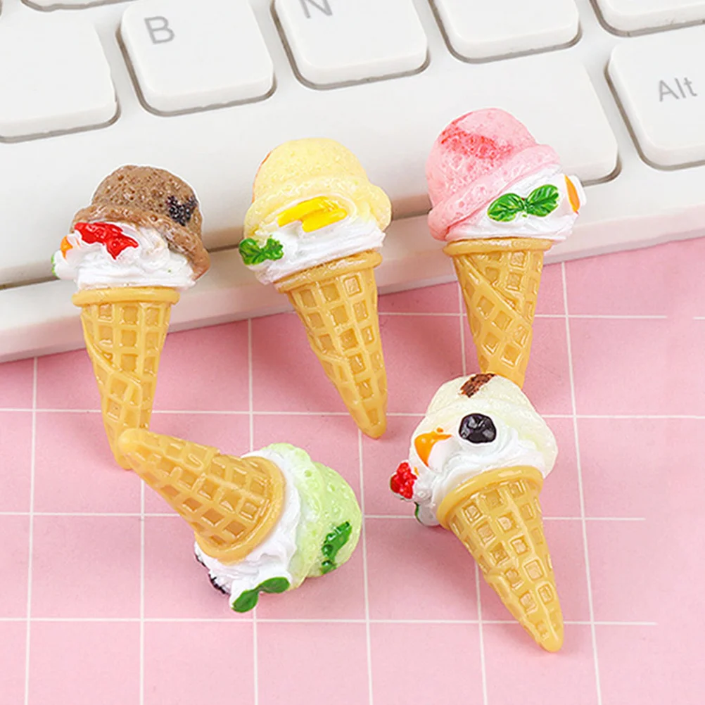 12 Pcs Bookmark Simulation Ice Cream Fake Cone Toy Gum Coffee Bar Accessories Realistic Dessert Display Child
12 Pcs Bookmark Simulation Ice Cream Fake Cone Toy Gum Coffee Bar Accessories Realistic Dessert Display Child