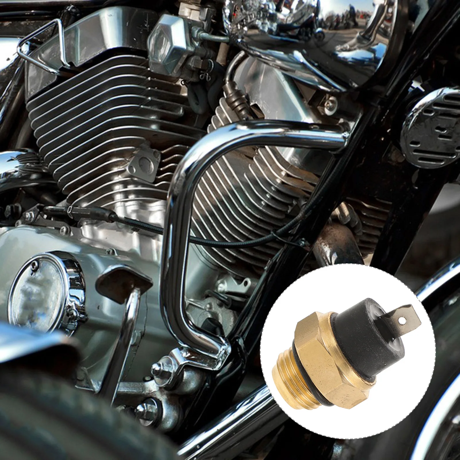 Motorcycle Radiator Fan Temperature Switch Metal Thermostat Detection Switch Radiator Repair Part Stable Engine Cooling System
Motorcycle Radiator Fan Temperature Switch Metal Thermostat Detection Switch Radiator Repair Part Stable Engine Cooling System