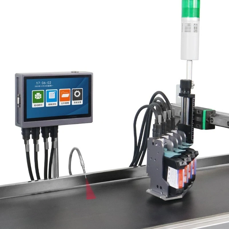 101.6Mm online coding machine, carton packaging date pattern intelligent automatic inkjet printer
101.6Mm online coding machine, carton packaging date pattern intelligent automatic inkjet printer