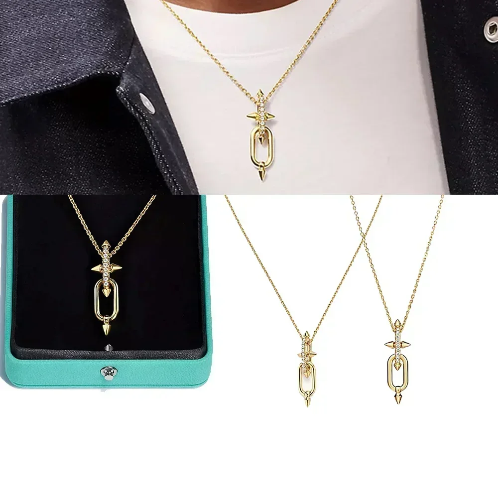 2025 New Arrival: S925 Sterling Silver Trident Necklace - Luxury Diamond Set, Fashion-Forward Design for Elegance
2025 New Arrival: S925 Sterling Silver Trident Necklace - Luxury Diamond Set, Fashion-Forward Design for Elegance