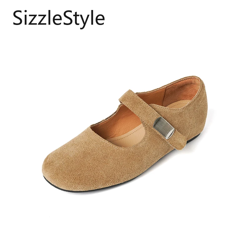 Модные женские удобные туфли Мэри Джейн из матовой кожи в стиле ретро на плоской подошве с одним ремешком и металлическим декором
Модные женские удобные туфли Мэри Джейн из матовой кожи в стиле ретро на плоской подошве с одним ремешком и металлическим декором