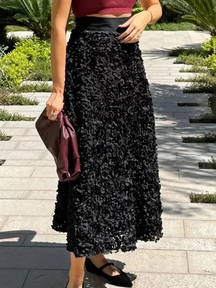 Simple Solid Color Jacquard Party Skirt 2026 New Fashion High Street Women Long Skirt Elegant Temperament Commuting A-line Skirt
Simple Solid Color Jacquard Party Skirt 2026 New Fashion High Street Women Long Skirt Elegant Temperament Commuting A-line Skirt