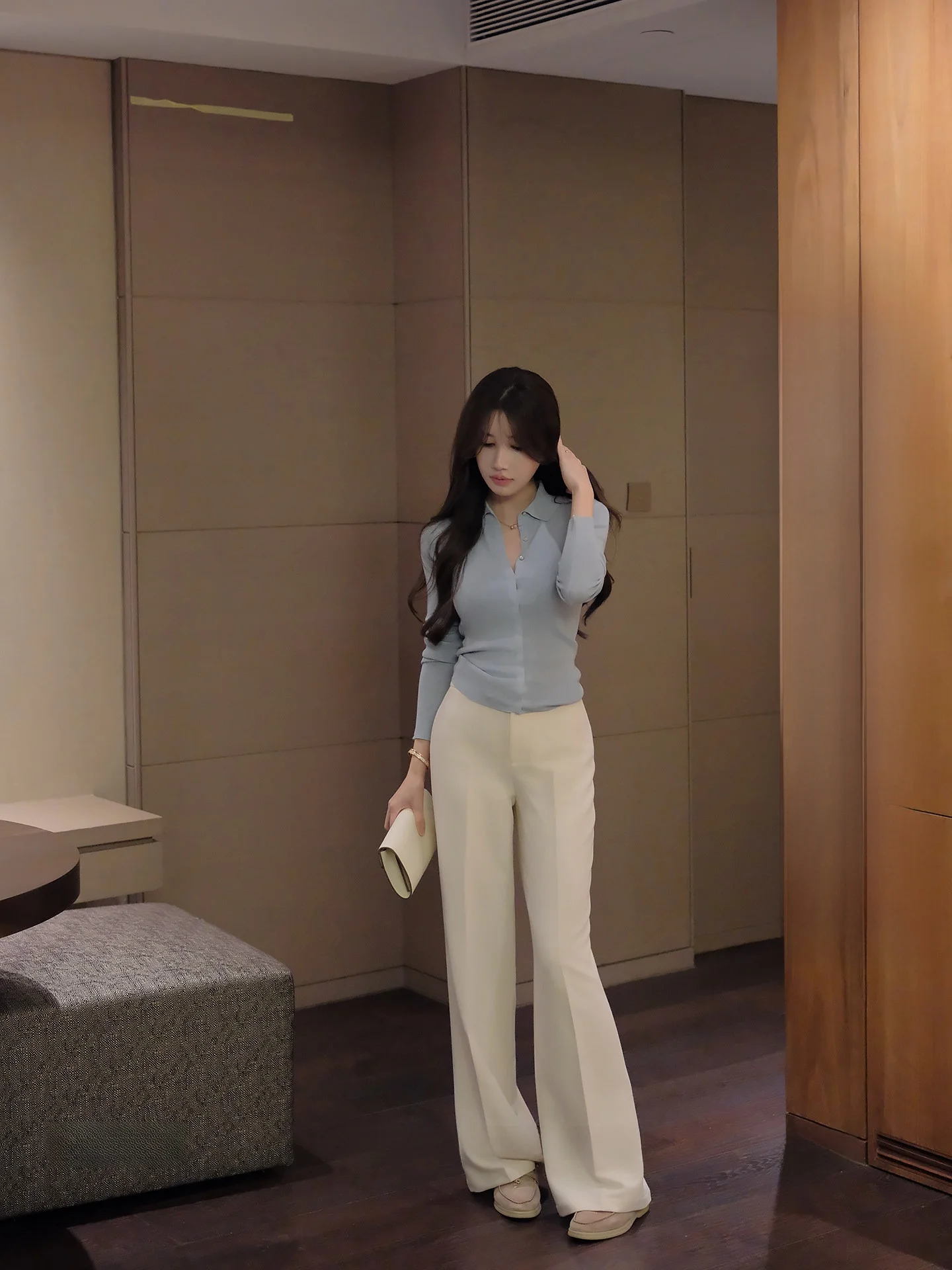 Женские повседневные брюки Ele с высокой талией, прямые, для офиса, весенние, в корейском стиле, длинные, абрикосовые
Женские повседневные брюки Ele с высокой талией, прямые, для офиса, весенние, в корейском стиле, длинные, абрикосовые