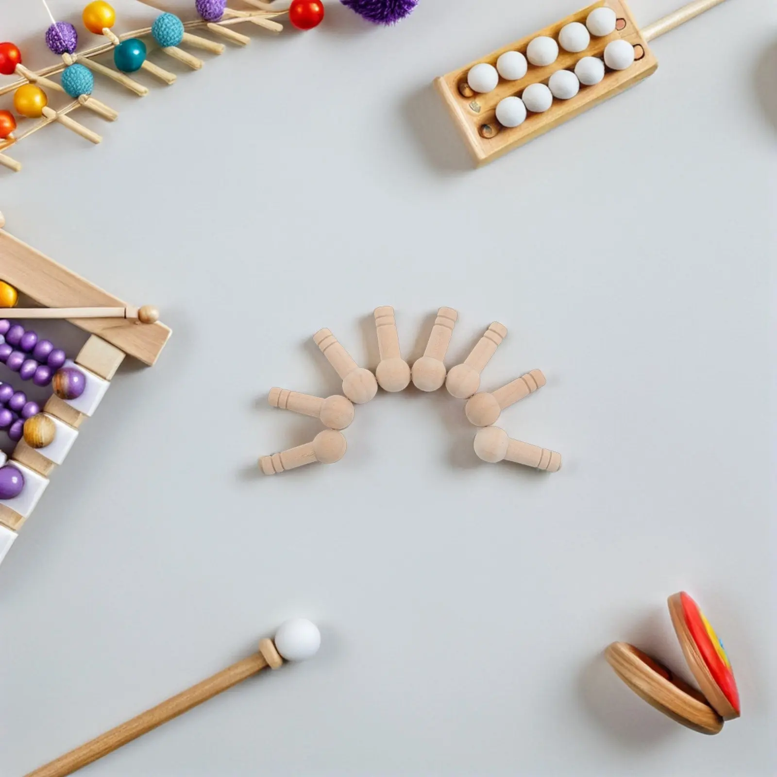 50Pcs Natural Wooden Mushrooms Unfinished Round Dowel Rods for DIY Painting Crafts Creative Home Desk Bookshelf Decoration
50Pcs Natural Wooden Mushrooms Unfinished Round Dowel Rods for DIY Painting Crafts Creative Home Desk Bookshelf Decoration