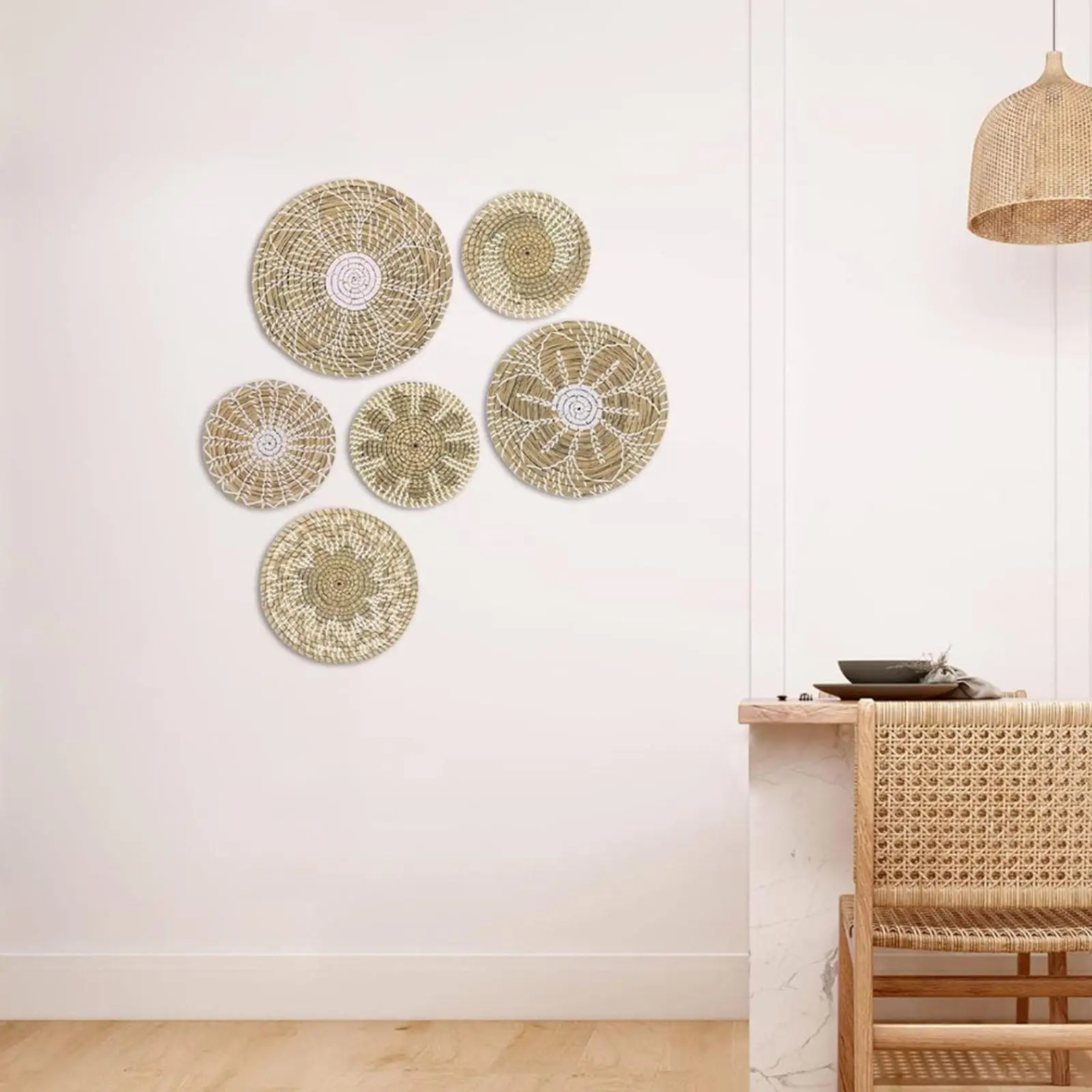 6x Hanging Wall Decor Set Handmade Minimalist Rustic Home Decoration for Indoor Outdoor Home Living Room Hallway Dining Room
6x Hanging Wall Decor Set Handmade Minimalist Rustic Home Decoration for Indoor Outdoor Home Living Room Hallway Dining Room