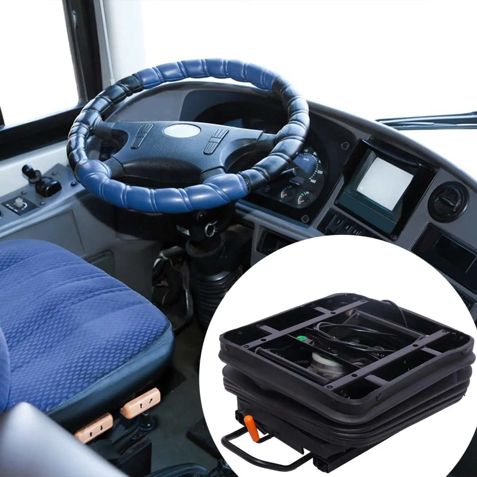 Truck Seat Suspension Damping Base Accessory Versatile Adjustable with Dust Cover for Forklifts Harvesters Simple Assembly
Truck Seat Suspension Damping Base Accessory Versatile Adjustable with Dust Cover for Forklifts Harvesters Simple Assembly