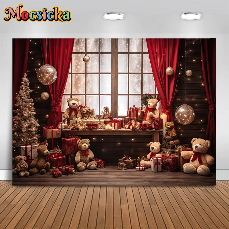 Mocsicka Xmas Photography Background Christmas Tree Teddy Bear Backdrop Girls Birthday Party Cake Smash Banner Photo Studio
Mocsicka Xmas Photography Background Christmas Tree Teddy Bear Backdrop Girls Birthday Party Cake Smash Banner Photo Studio