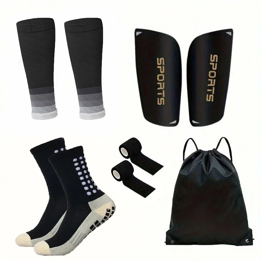 Набор из 6 предметов, комбинированная сумка для классических футбольных принадлежностей, сумка на шнурке, спортивные носки, бинты, защитная пластина. Хорошо
Набор из 6 предметов, комбинированная сумка для классических футбольных принадлежностей, сумка на шнурке, спортивные носки, бинты, защитная пластина. Хорошо