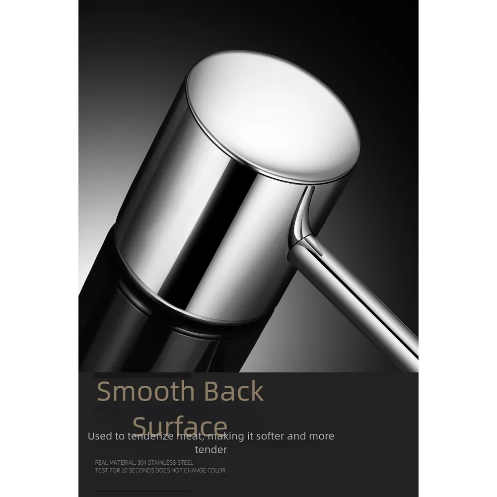 304Stainless Steel Rosewood Meat Tenderizer Hammer Dual Side Kitchen Tool For Preparing Meats Steaks Roasts Tenderizing Cooking
304Stainless Steel Rosewood Meat Tenderizer Hammer Dual Side Kitchen Tool For Preparing Meats Steaks Roasts Tenderizing Cooking