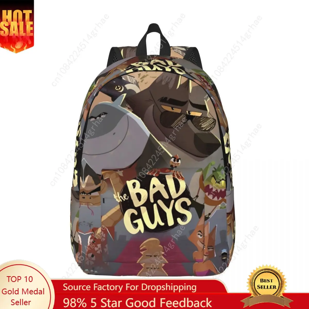 The Bad Guys 2025 New Anime Movie Backpack for Men Women Fashion High School Work Daypack Laptop Canvas Bags Durable
The Bad Guys 2025 New Anime Movie Backpack for Men Women Fashion High School Work Daypack Laptop Canvas Bags Durable