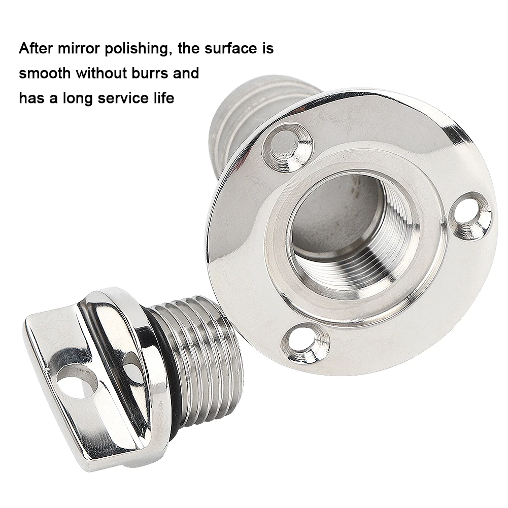 1PC 316 Stainless Steel Oval Garboard Drain Plug Vent Connector Fitting Boats Parts
1PC 316 Stainless Steel Oval Garboard Drain Plug Vent Connector Fitting Boats Parts