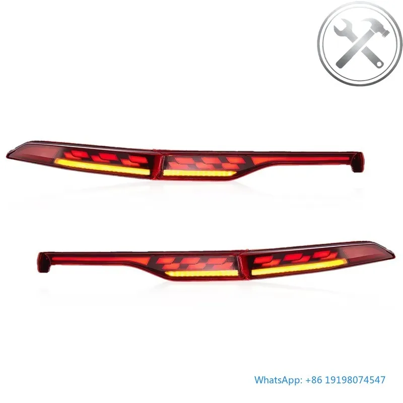 2022+ Mid Size SUV Full LED Taillights Assembly Dragon‑Scale Style Sequential Turn Signal Clear Lens Red DRL 12V Auto Parts
2022+ Mid Size SUV Full LED Taillights Assembly Dragon‑Scale Style Sequential Turn Signal Clear Lens Red DRL 12V Auto Parts