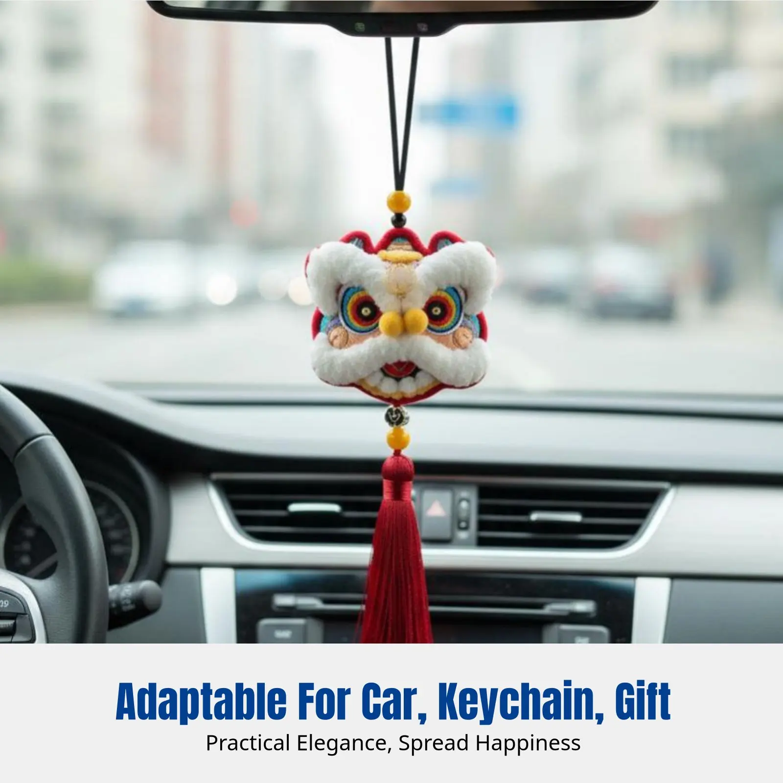 Fortune Lion Keepsake Embroidery DIY Kit, Chinese Style Sachet, Keychain, Car Hanging, Gift for Partner
Fortune Lion Keepsake Embroidery DIY Kit, Chinese Style Sachet, Keychain, Car Hanging, Gift for Partner
