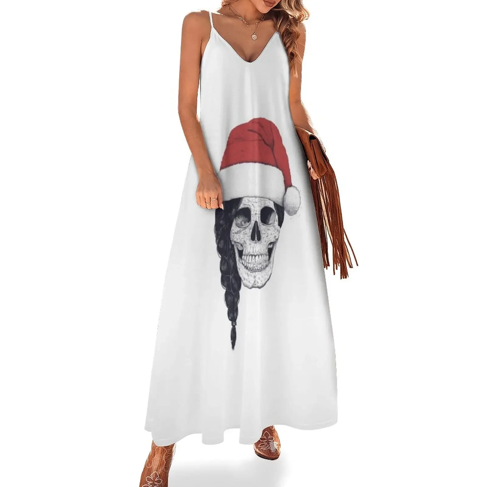 Christmas skull Sleeveless Dress loose summer dress ladies dresses for special occasions Dress
Christmas skull Sleeveless Dress loose summer dress ladies dresses for special occasions Dress