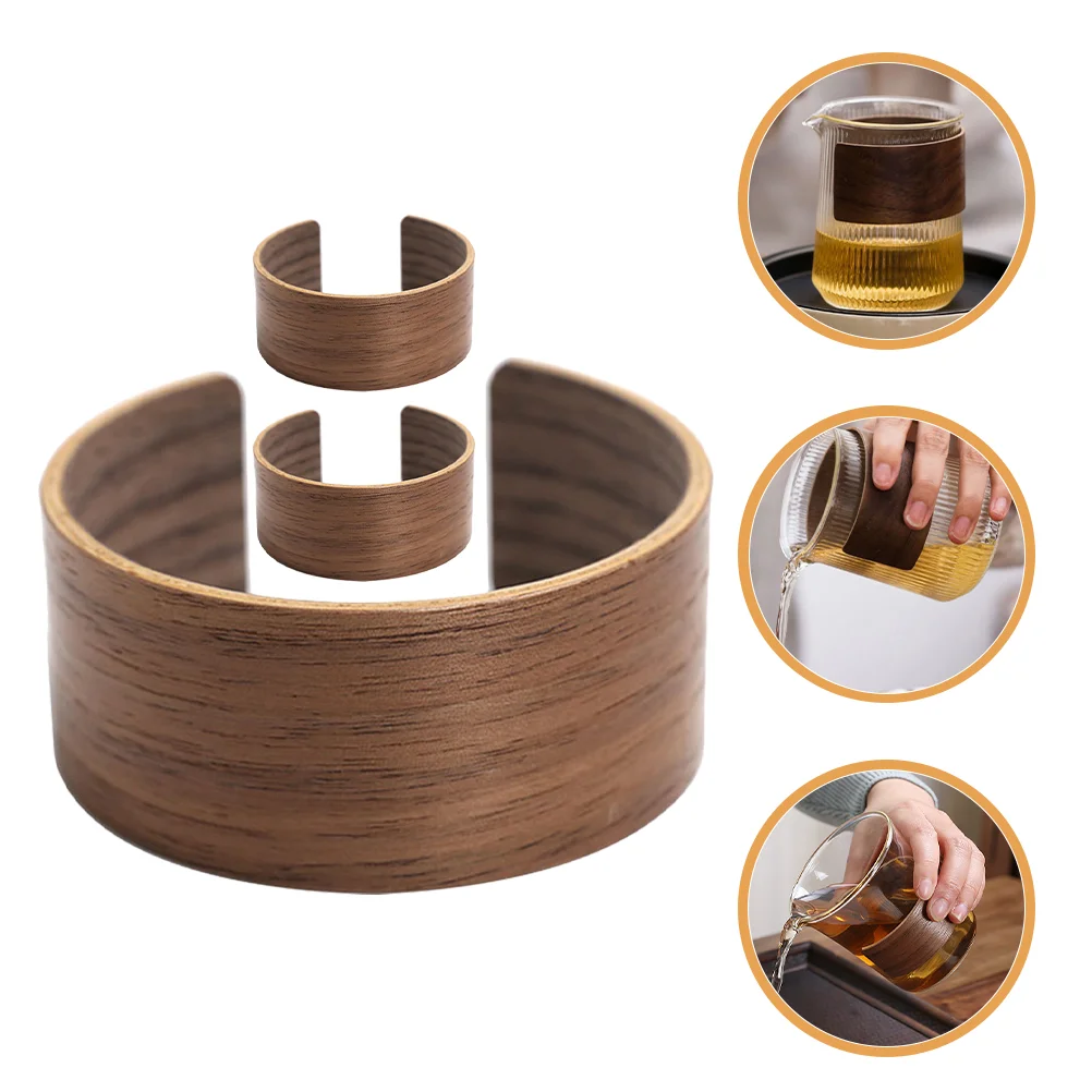 3 Pcs Wooden Minimalist Cup Holder Beverage Sleeve Coffee Sleeves Reusable Insulated Ice for Cold Drinks Hot
3 Pcs Wooden Minimalist Cup Holder Beverage Sleeve Coffee Sleeves Reusable Insulated Ice for Cold Drinks Hot