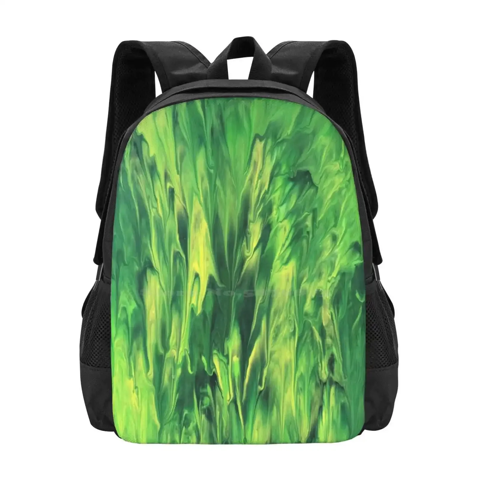 If Heaven Was A Peacock Pattern Design Bag Student's Backpack Colorful Vibrant Modern Greens Green And Yellow Abstracts Flowing
If Heaven Was A Peacock Pattern Design Bag Student's Backpack Colorful Vibrant Modern Greens Green And Yellow Abstracts Flowing
