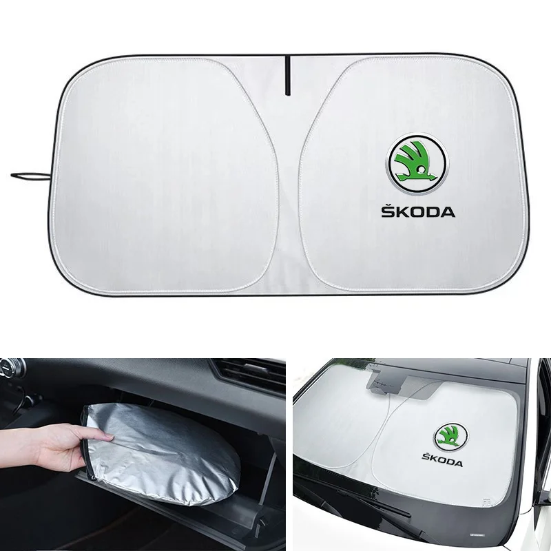 Car Folding Windshield Sunshade Cover Sun Window Protector For Skoda Octavia Fabia Rapid Superb Kodiaq Scala Karoq Accessories
Car Folding Windshield Sunshade Cover Sun Window Protector For Skoda Octavia Fabia Rapid Superb Kodiaq Scala Karoq Accessories