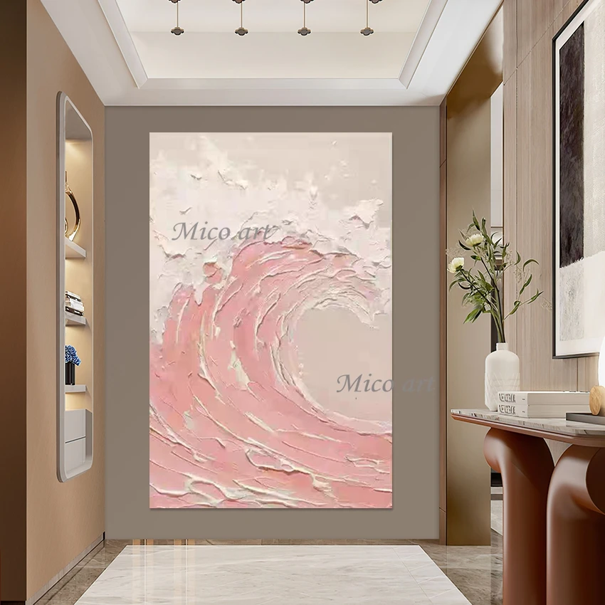 Льняной холст, абстрактная художественная картина, безрамная, картины маслом морского пейзажа, большая стена офисного украшения, розовая акриловая текстурированная
Льняной холст, абстрактная художественная картина, безрамная, картины маслом морского пейзажа, большая стена офисного украшения, розовая акриловая текстурированная