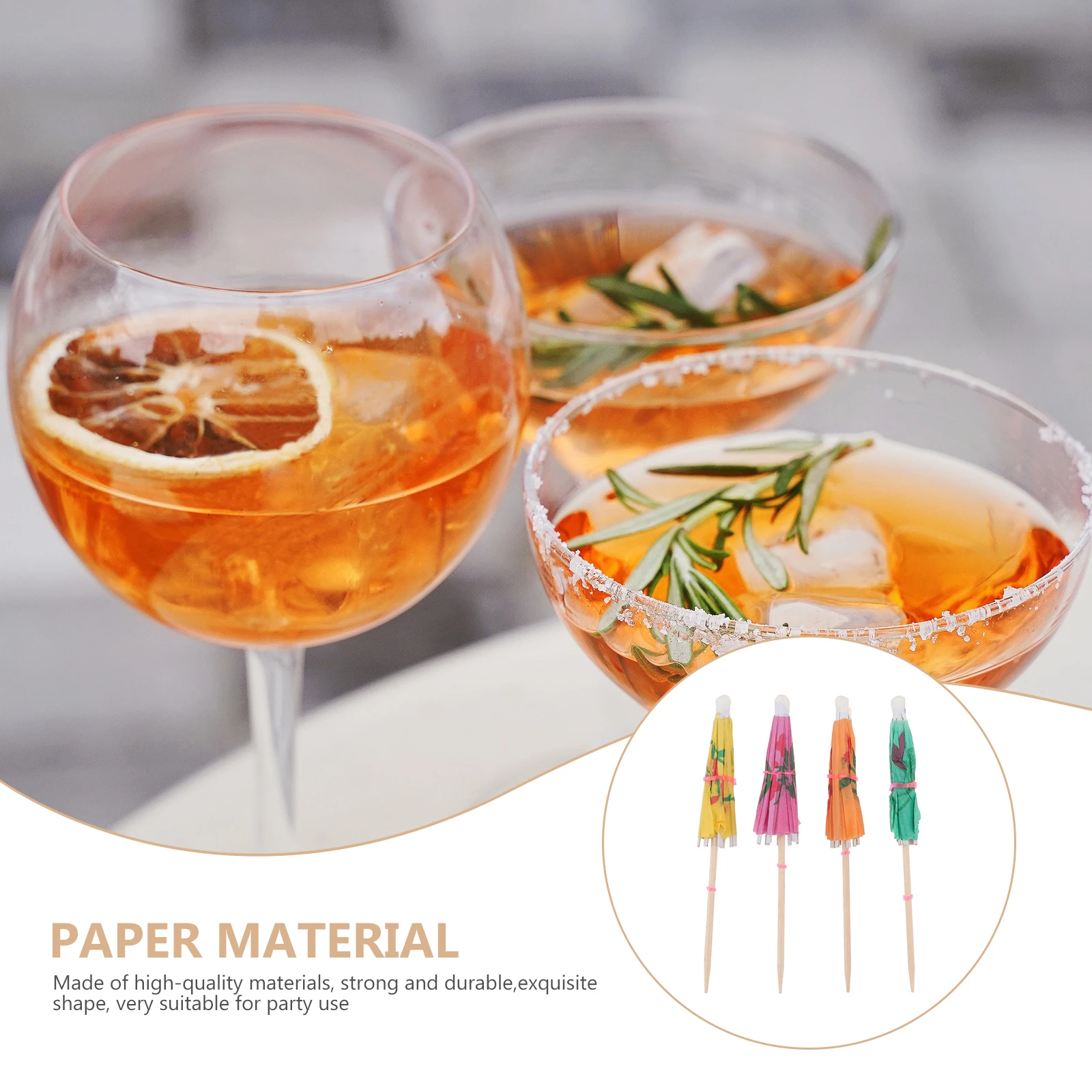 80Pcs Exquisite Paper Bamboo Cocktail Picks Cocktail Umbrellas Multiuse Drink Parasols Cake Toppers for Parties Birthdays Hawaii 
80Pcs Exquisite Paper Bamboo Cocktail Picks Cocktail Umbrellas Multiuse Drink Parasols Cake Toppers for Parties Birthdays Hawaii