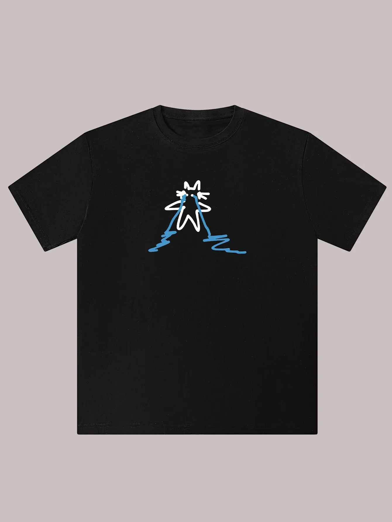 Cotton T-Shirt with Unique Teardrop Print - Casual, Breathable & Machine Washable for Summer
Cotton T-Shirt with Unique Teardrop Print - Casual, Breathable & Machine Washable for Summer